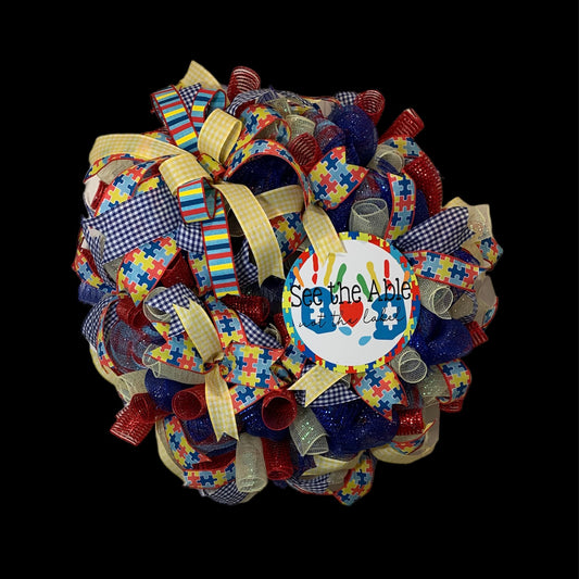See The Able Autism Awareness Wreath